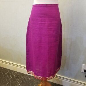 French Connection purple beaded bottom women's size 4 (S1)